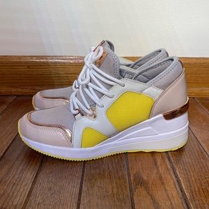 Michael Kore Liv Trainer Wedge Sneakers